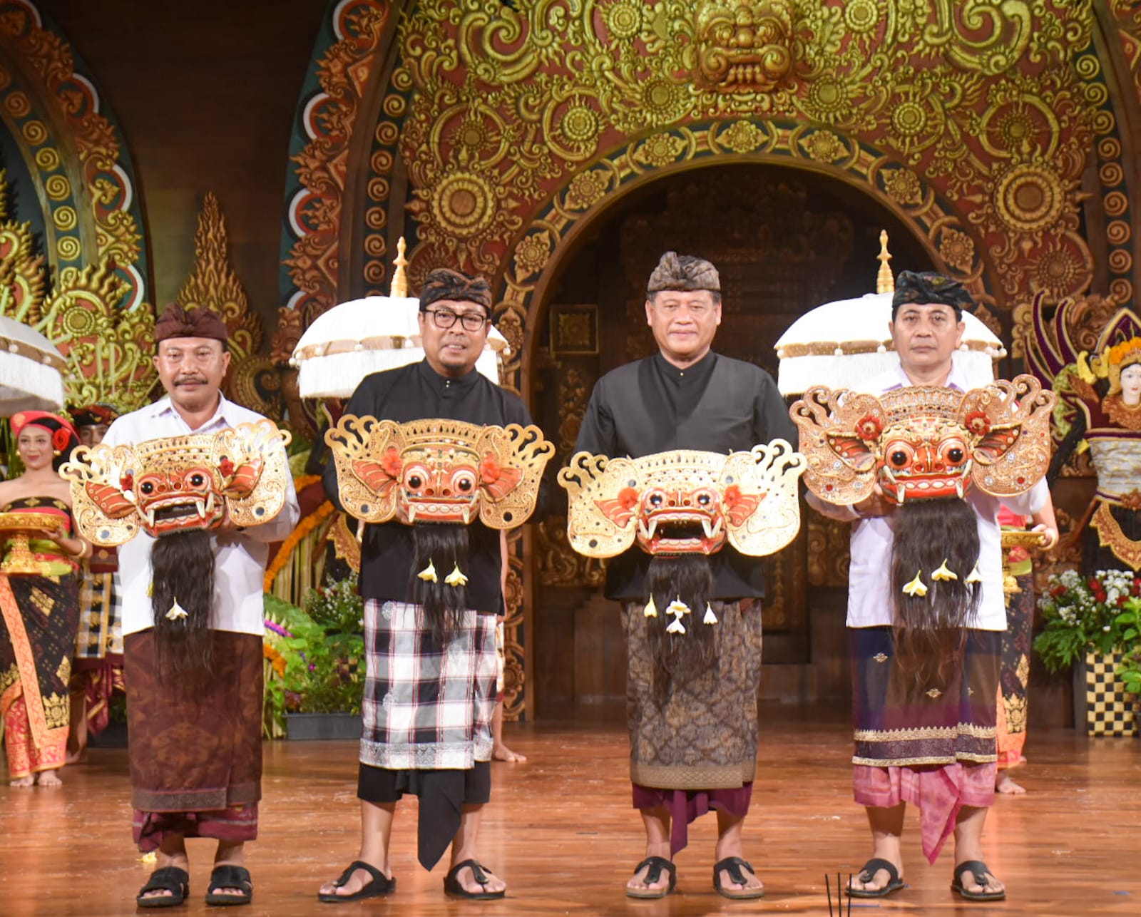 Jaring Bibit Seniman, Wawali Kota Arya Wibawa  Buka Lomba Barong Ket dan Makendang Tunggal