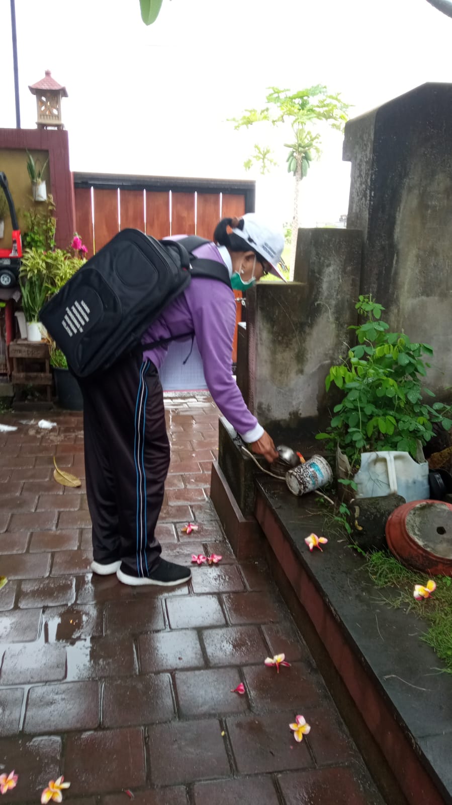 Gelar PSN DBD, Puskesmas IV Densel Sisir 75 Rumah Warga