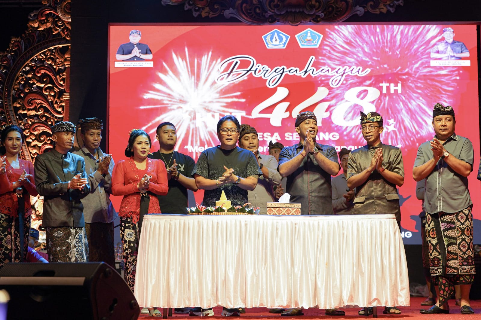 Bupati Giri Prasta Hadiri HUT Ke-488 Desa Sedang Abiansemal