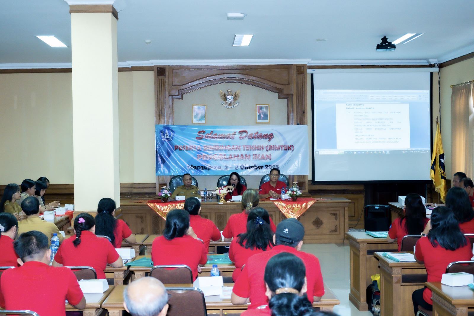 Dinas Perikanan Kabupaten Badung Gelar Bimtek Pengolahan Ikan
