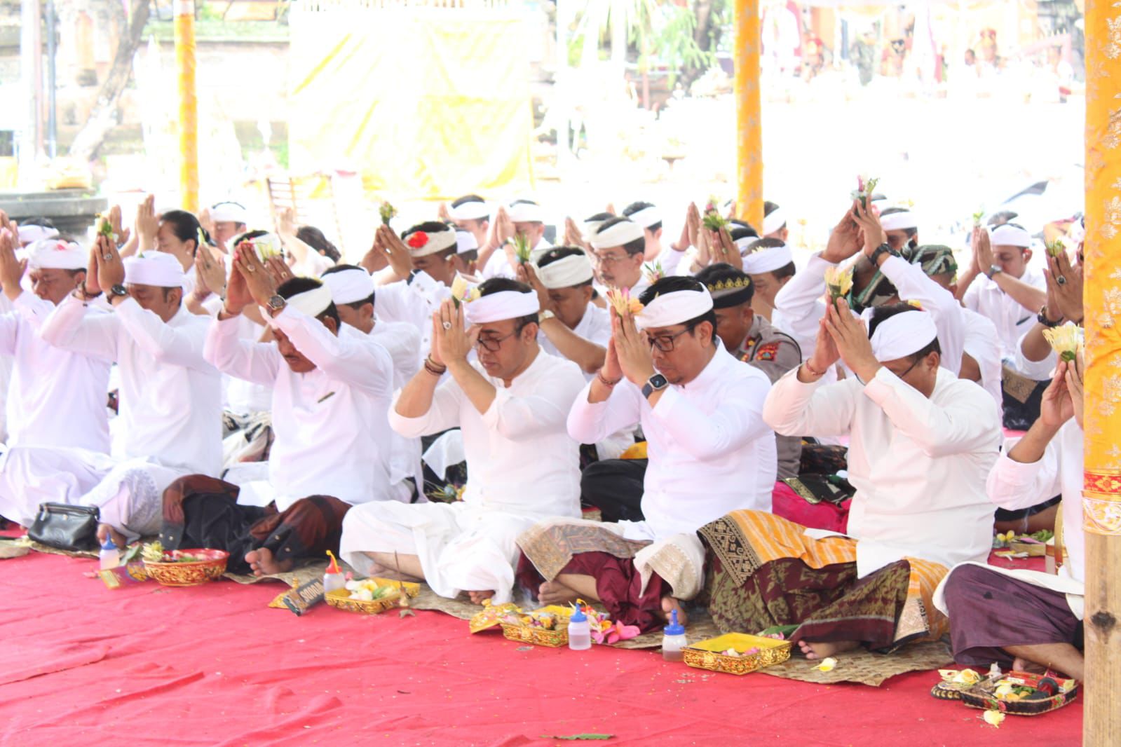 Rangkaian Nyepi, Pemkot Denpasar Gelar Tawur Agung Tilem Kesanga di Catus Pata Patung Catur Muka