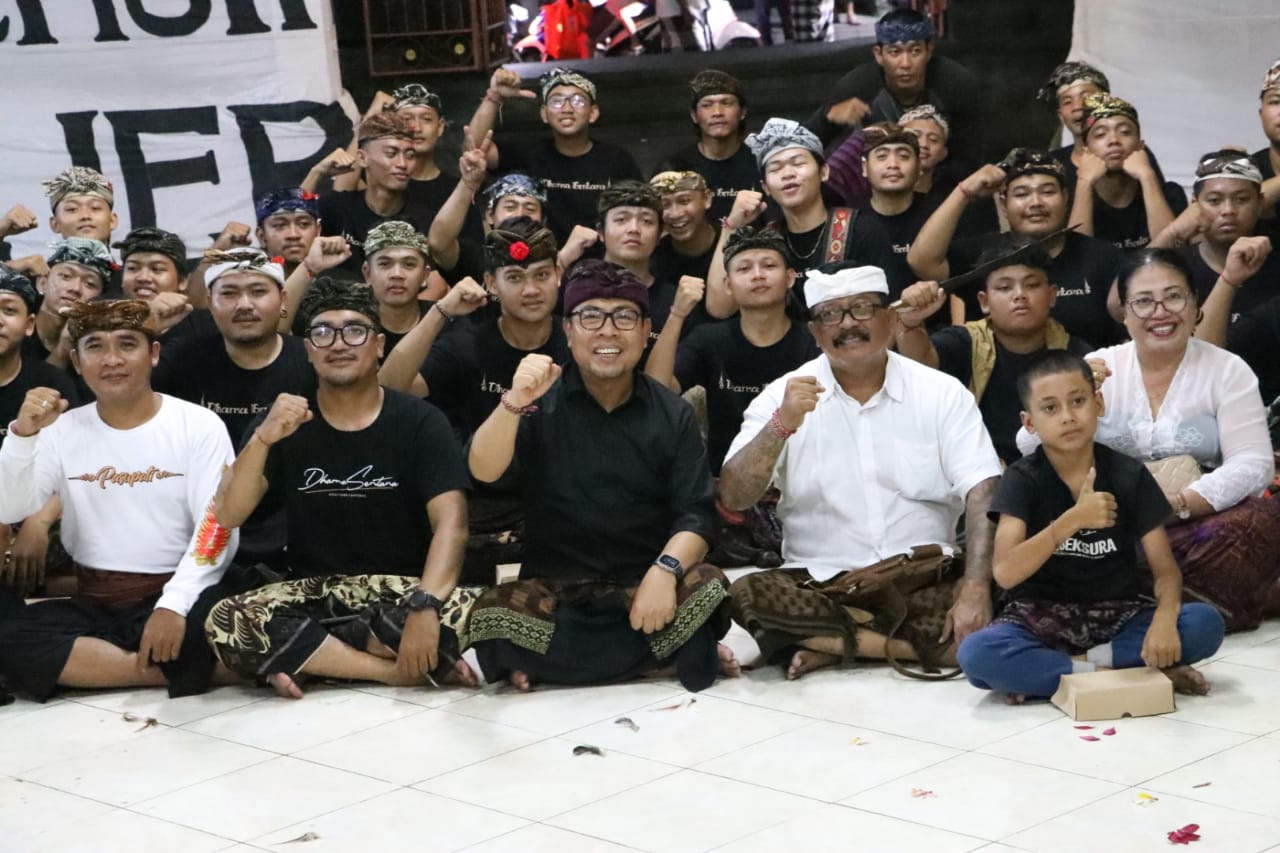 Wawali Arya Wibawa Beri Dukungan Duta PKB Banjar Kangin Panjer