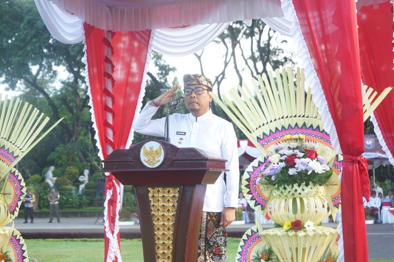 Wawali Arya Wibawa Pimpin Peringatan Hari Otoda di Kota Denpasar
