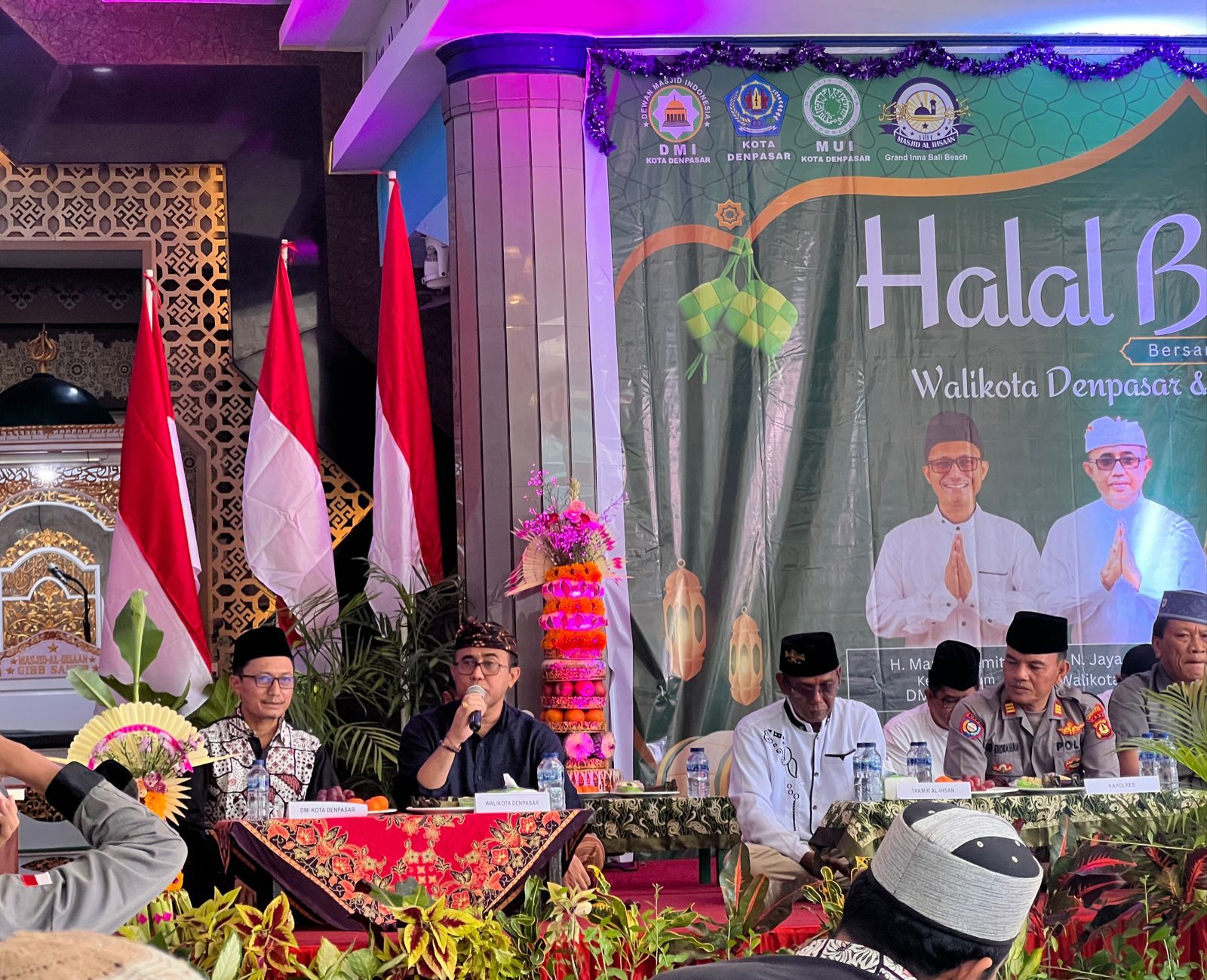 Perkuat Silahturahmi, Walikota Jaya Negara Halal Bihalal Bersama DMI Denpasar
