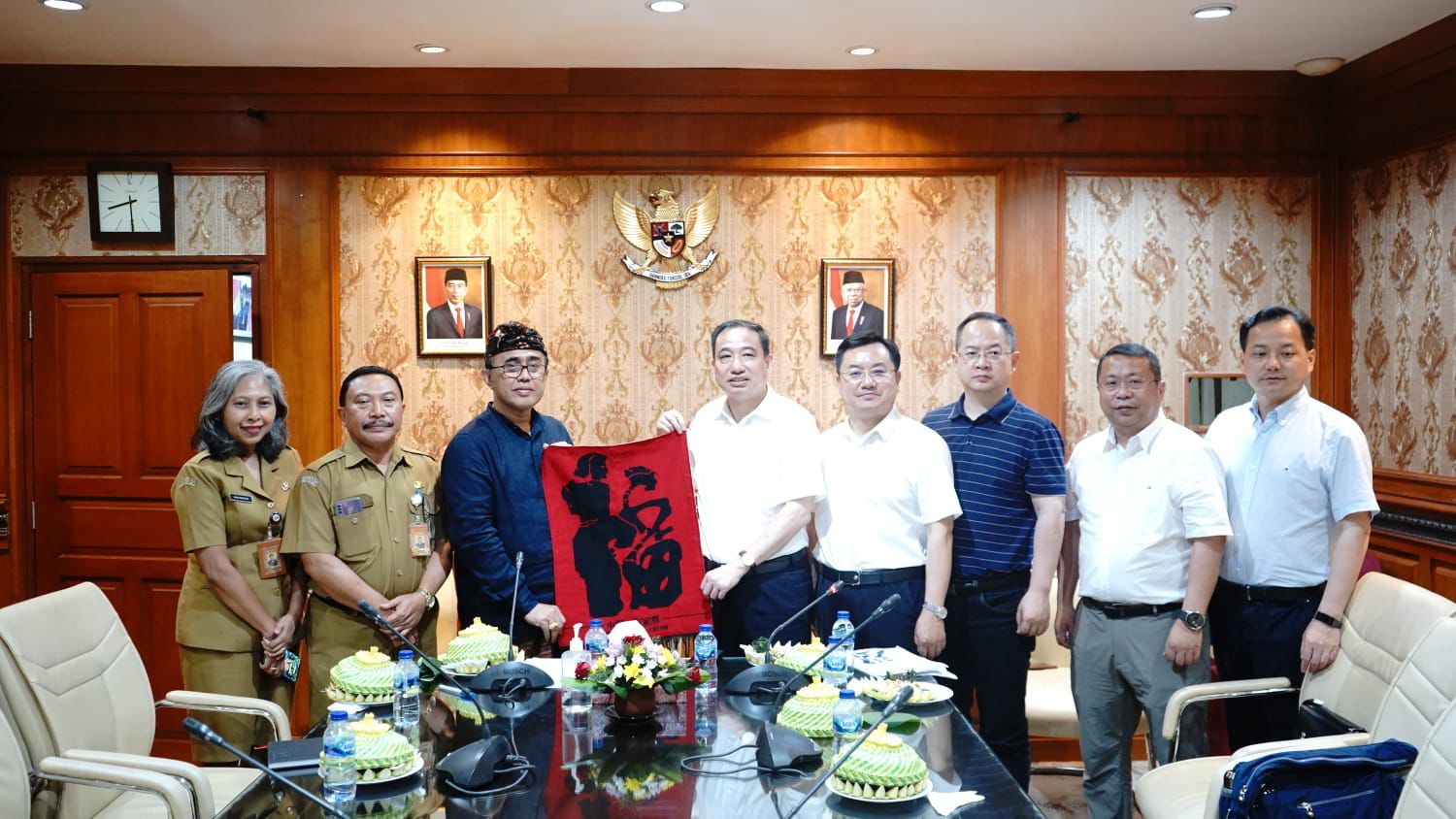 Walikota Jaya Negara Terima Kunjungan Delegasi Pemerintah Kota Zhangiiajie, China