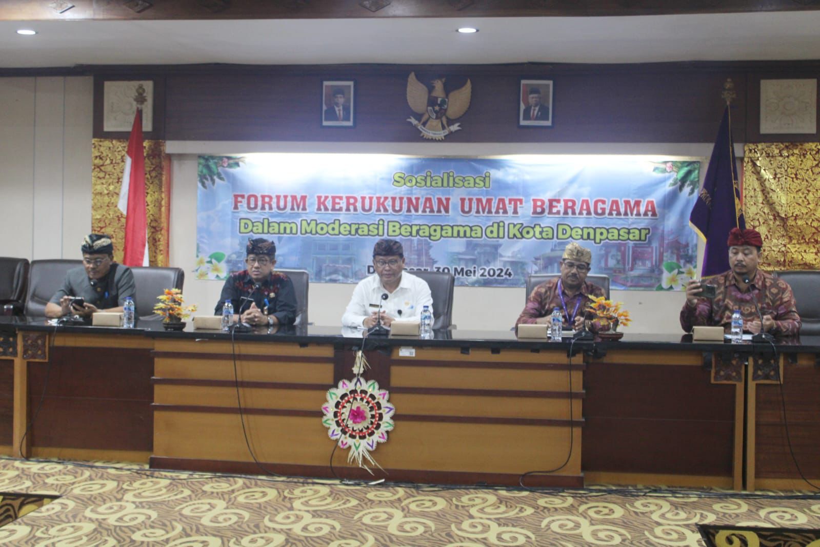 Sekda Alit Wiradana : Gelorakan Sepirit Vasudhaiva Kutumbakam Wujudkan Kerukunan Umat Beragama