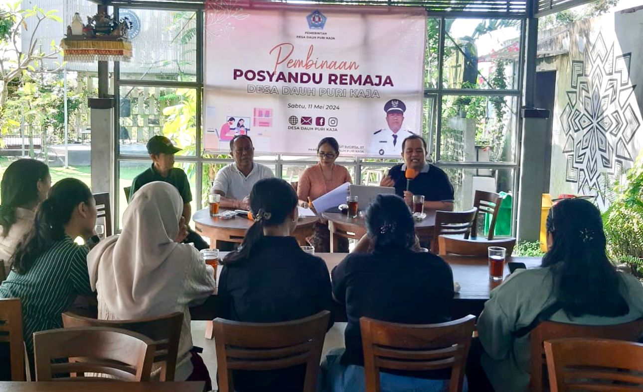 Tingkatkan Kesehatan Masyarakat, Desa Dauh Puri Kaja Bina Kader Posyandu Remaja