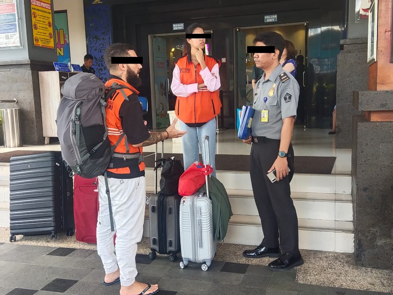 Imigrasi Ngurah Rai Pindahkan Pasangan WNA ke Rudeim Denpasar