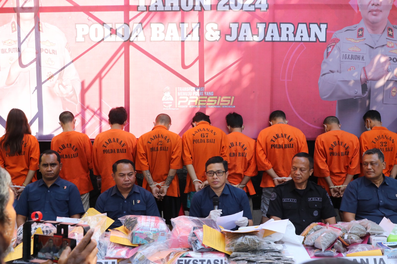 Operasi Antik Agung, Polda Bali Sita 4 Kg Sabu dan Ribuan Ekstasi