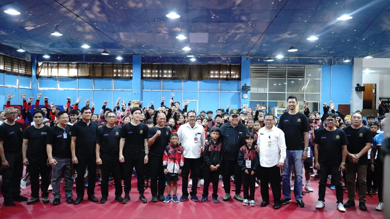 Sekda Alit Wiradana Saksikan Pembukaan Porjar Cabor Tenis Meja
