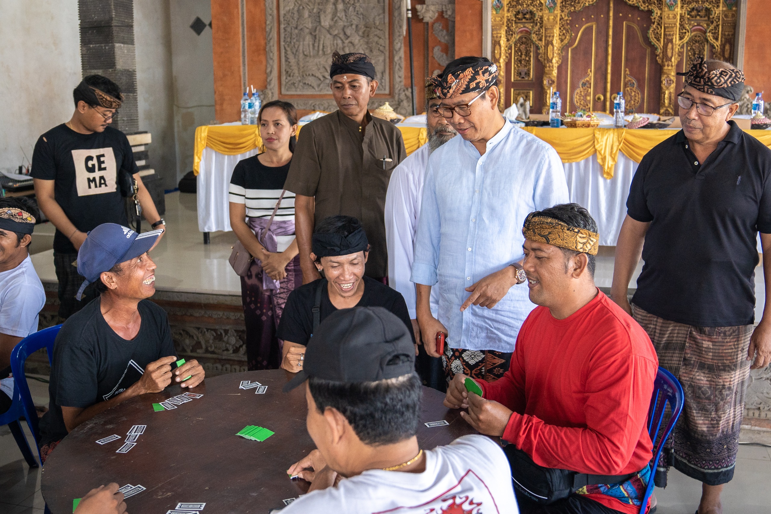 Wabup Suiasa Buka Turnamen Ceki Porgema, Br. Angkeb Canging, Gulingan