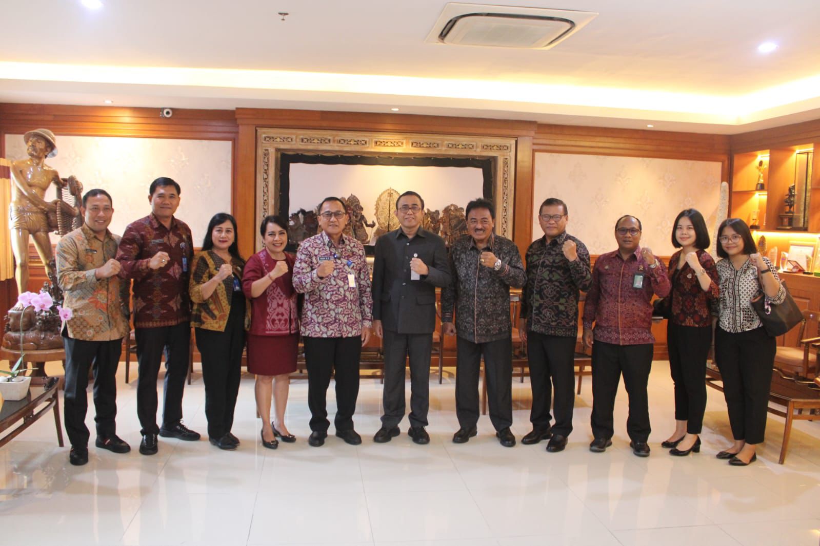 Perkuat Kerjasama Strategis P4GN,  Walikota Jaya Negara Terima Kunjungan Kerja Kepala BNN Provinsi Bali   
