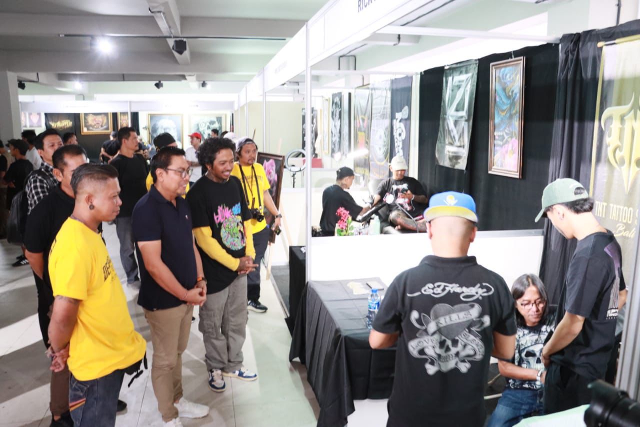 Ramaikan D’Youth Fest 4.0, Tattoo Exhibition Dibuka Wawali Kota Arya Wibawa