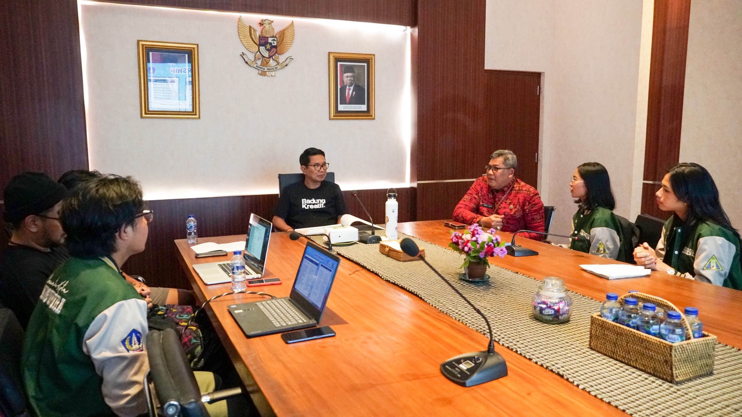Sekda Adi Arnawa Terima Audiensi Forum Anak Daerah Kabupaten Badung