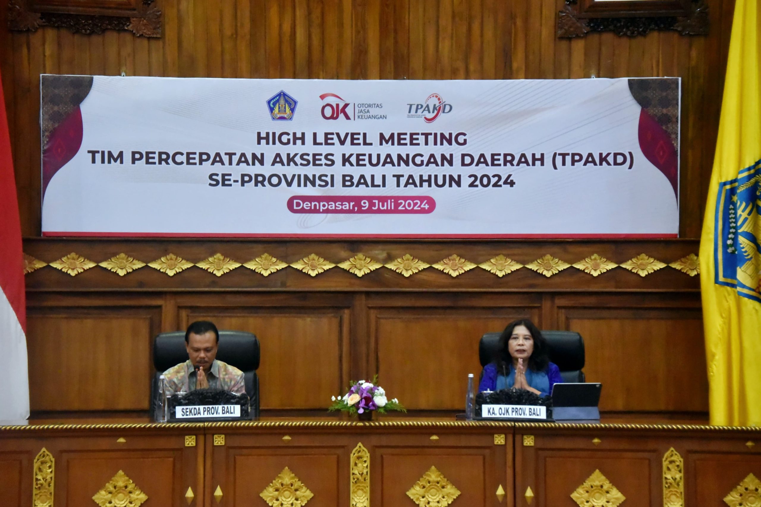 Komitmen OJK – TPAKD Bali Dukung Sektor Pertanian dan Pelaku UMKM
