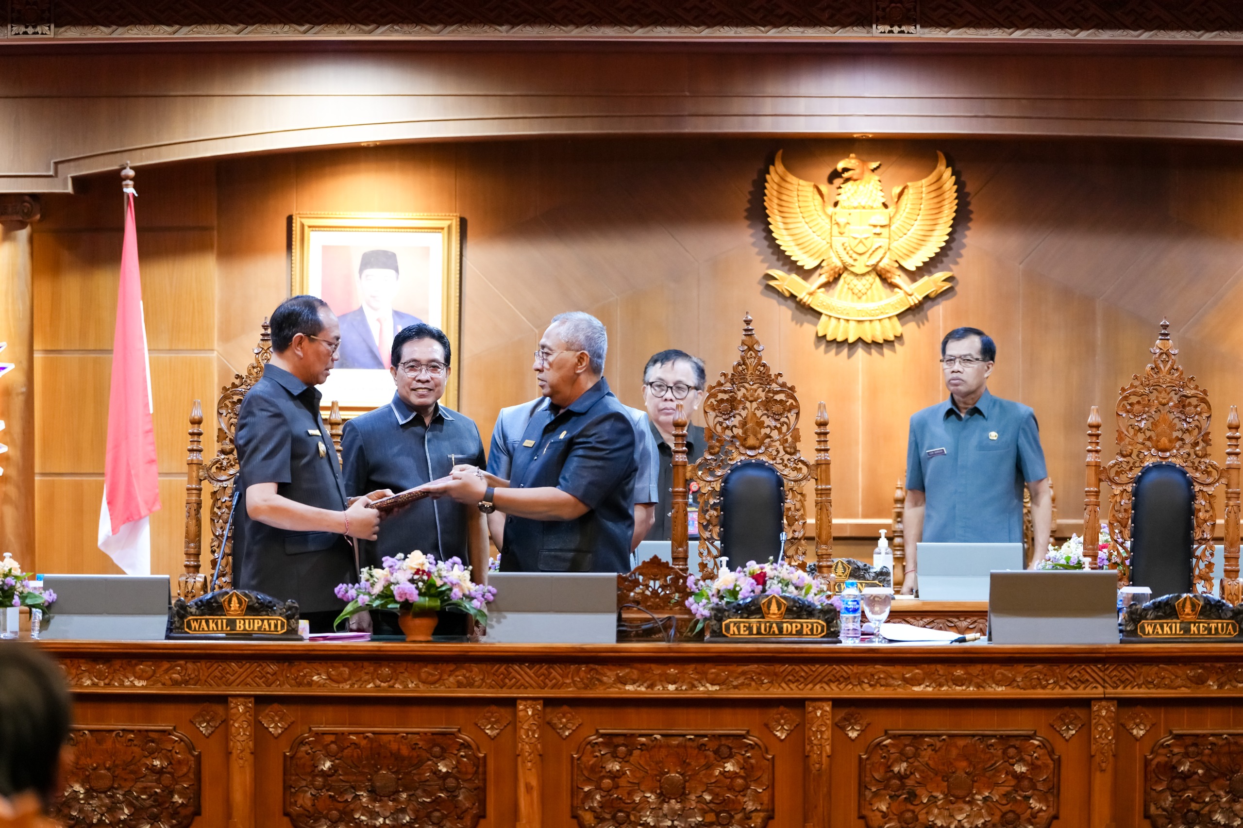 Rapat Paripurna Jawaban Pemerintah Terhadap Pandangan Umum Fraksi-Fraksi DPRD Badung