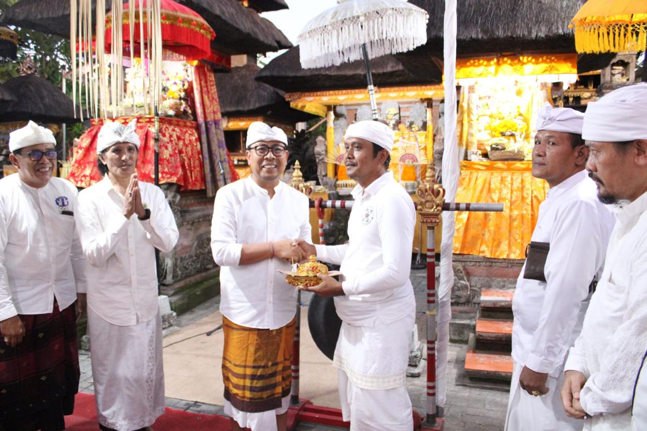 Wawali Arya Wibawa Hadiri Perayaan Hari Saraswati Mahawarga Bhujangga Waisnawa