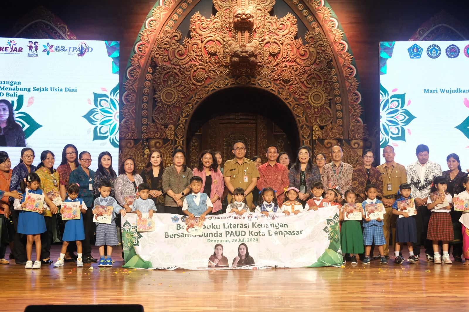 Ratusan Anak TK di Kota Denpasar Ikuti Edukasi Keuangan Sejak Dini