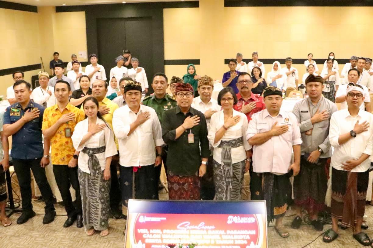Wawali Arya Wibawa Hadiri Sosialisasi Visi, Misi dan Program Kerja Bacalon Walikota – Wawali Kota
