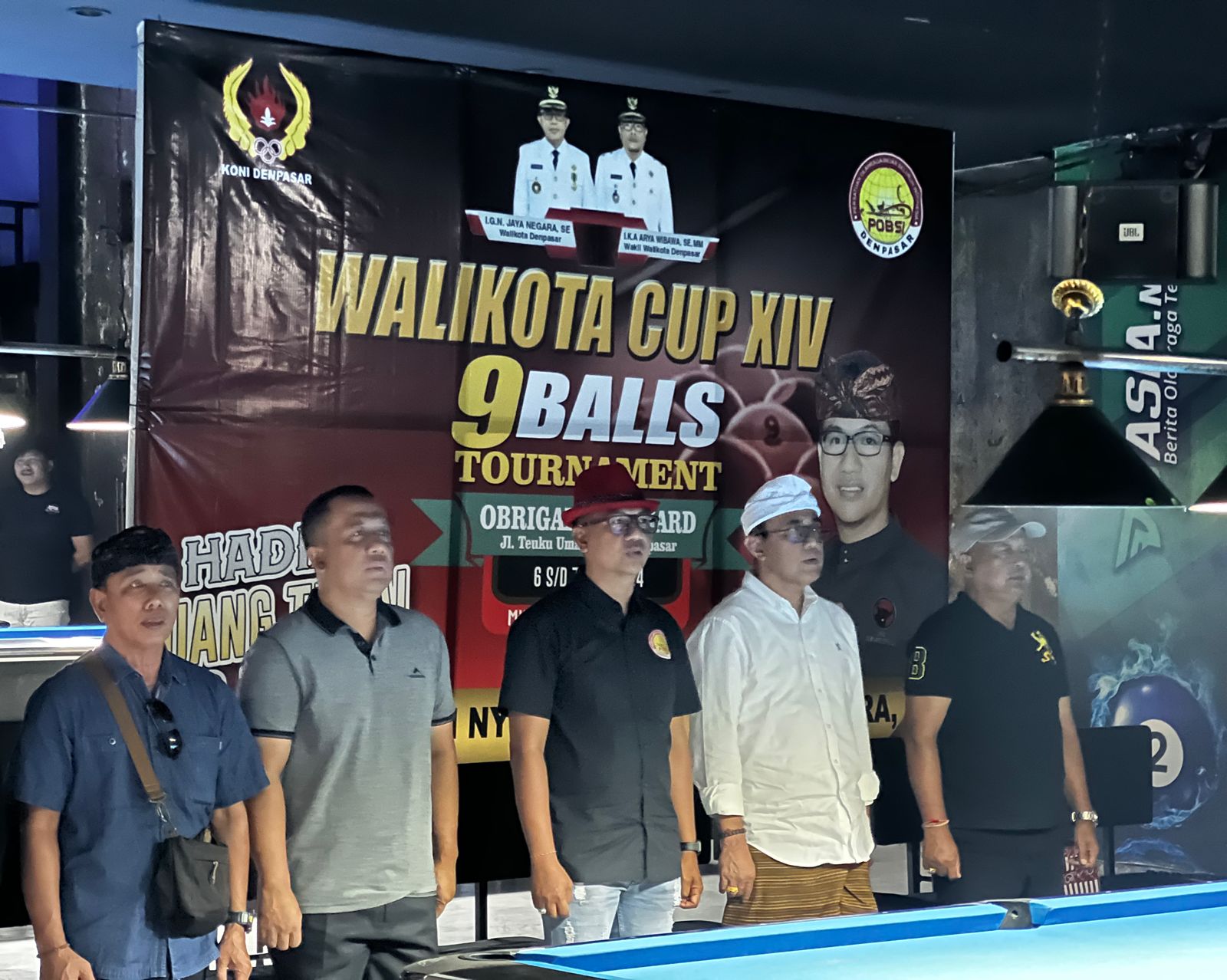Gali Potensi Atlet, Jaya Negara Buka Turnamen Biliard Walikota Cup XIV