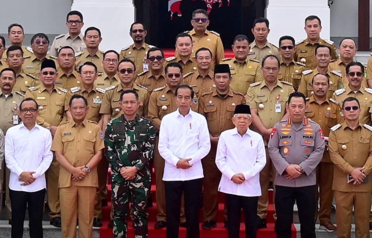 Walikota Jaya Negara Bersama Kepala Daerah Lain Ikuti Pengarahan Presiden Jokowi di IKN