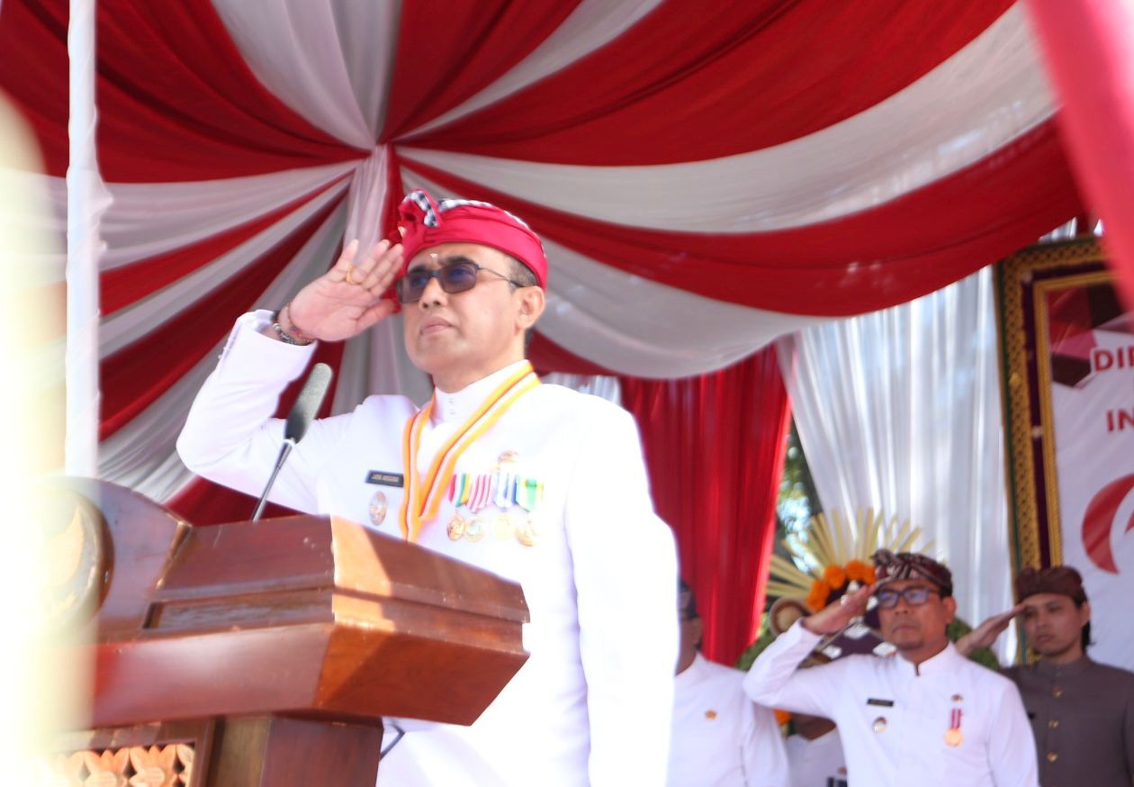 Walikota Jaya Negara Pimpin Apel Peringatan HUT ke-79 Proklamasi Kemerdekaan RI di Kota Denpasar