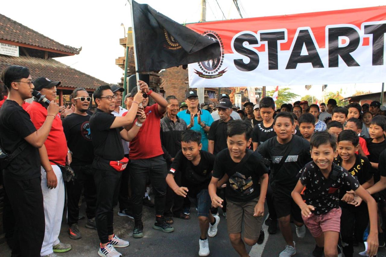 Jalan Sehat Anniversari Wangsing Wengkon Tag-Tag Diikuti Ribuan Peserta