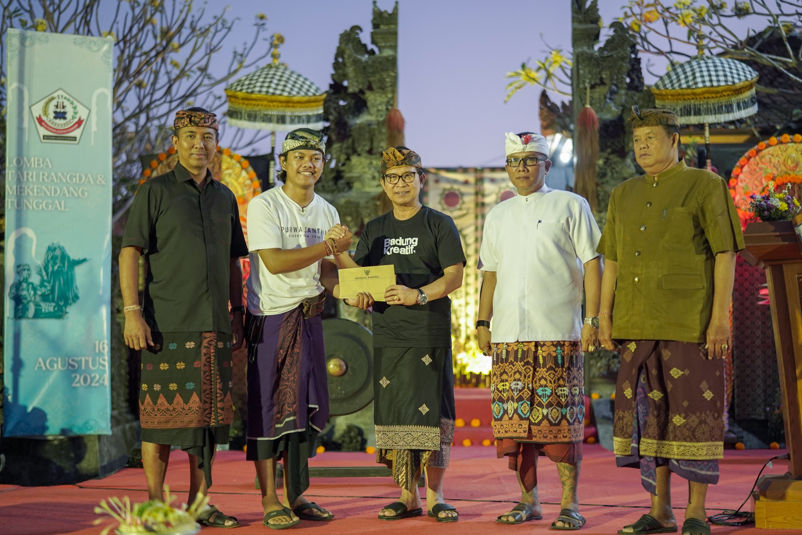 Sekda Badung Hadiri Lomba Tari Rangda dan Makendang Tunggal