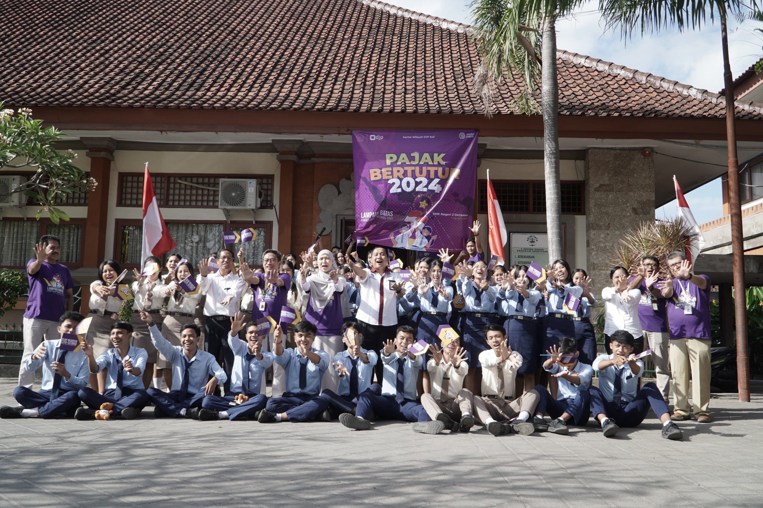 Kanwil DJP Bali Serentak Adakan Pajak Bertutur Sasar 12 Sekolah di Bali