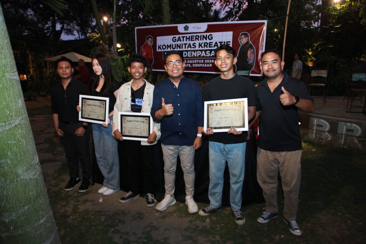 Gathering Komunitas Kreatif, Wawali Arya Wibawa Beri Wadah dan Dorong Insan Muda Berkreativitas