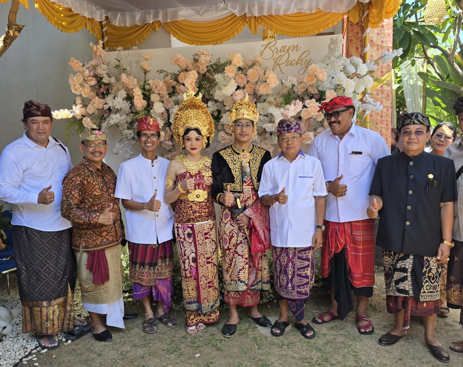 Koster Hadiri Pernikahan Tokoh Demokrat Buleleng