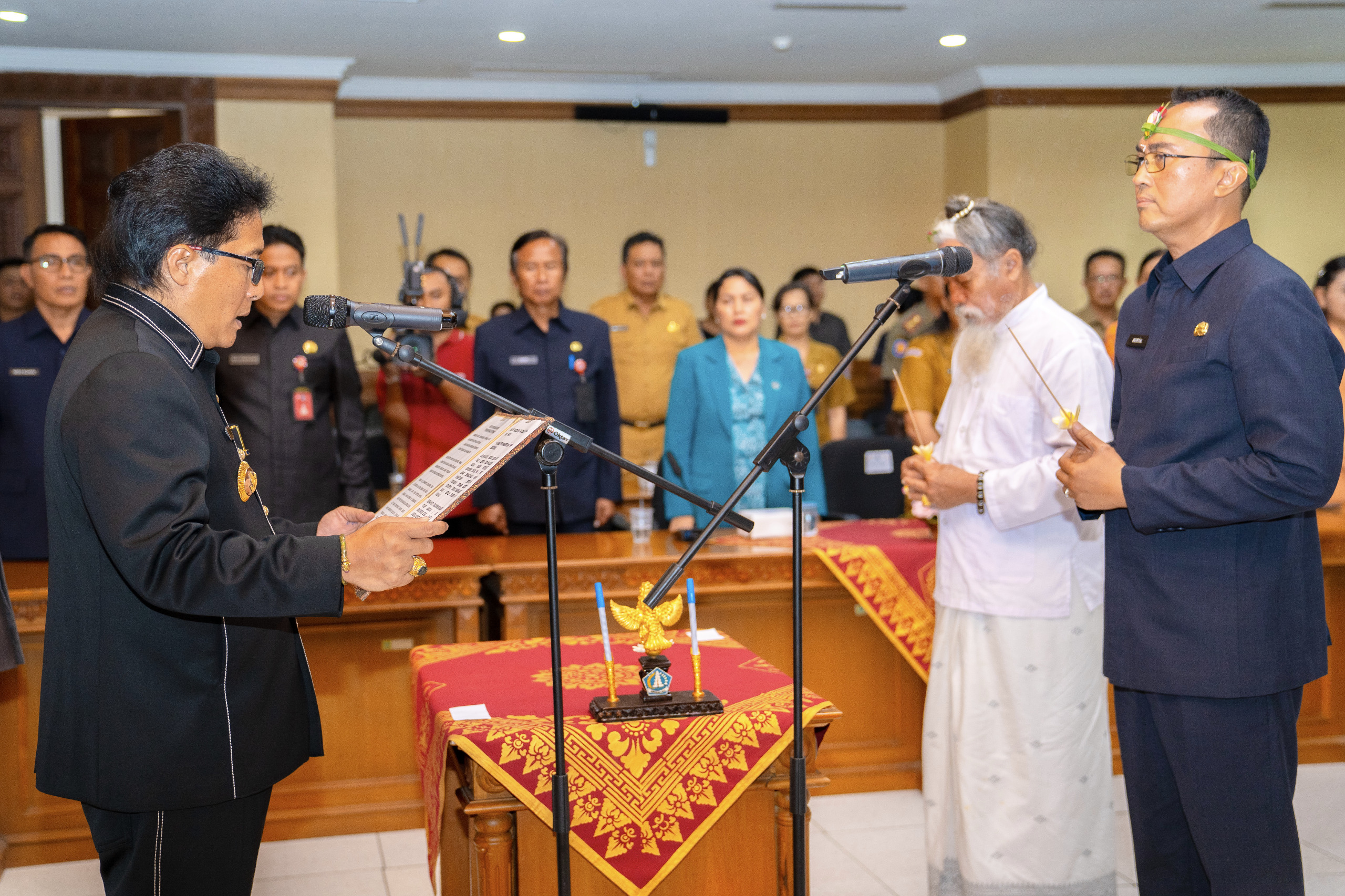 Bupati Giri Prasta Lantik I.B Surya Suamba Sebagai Pj. Sekda Badung