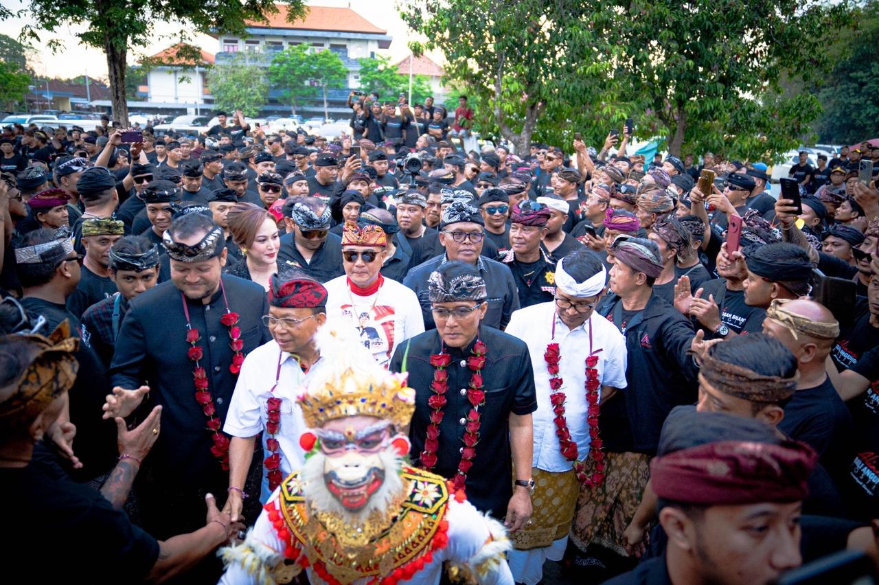 Menangkan Koster-Giri dan Adicipta, Aliansi Bali Angunggah Shanti: Bekerja Keras, Bergerak Santun dan Damai