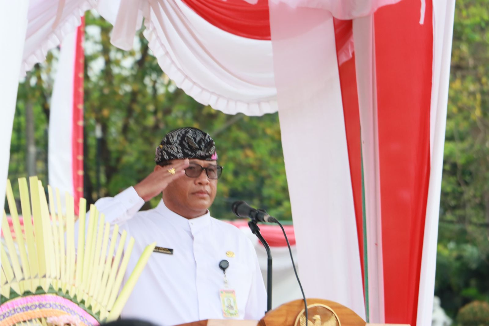 Peringatan Hari Kesaktian Pancasila, Sekda Alit Wiradana Jadi Inspektur Upacara