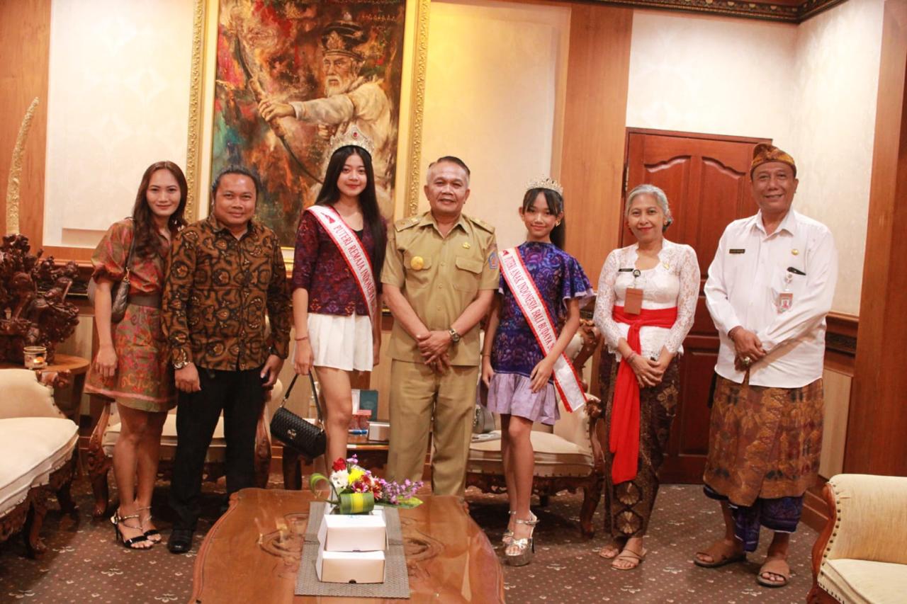 Pjs. Walikota Dewa Mahendra Dukung Duta Pemilihan Puteri Anak Tingkat Nasional
