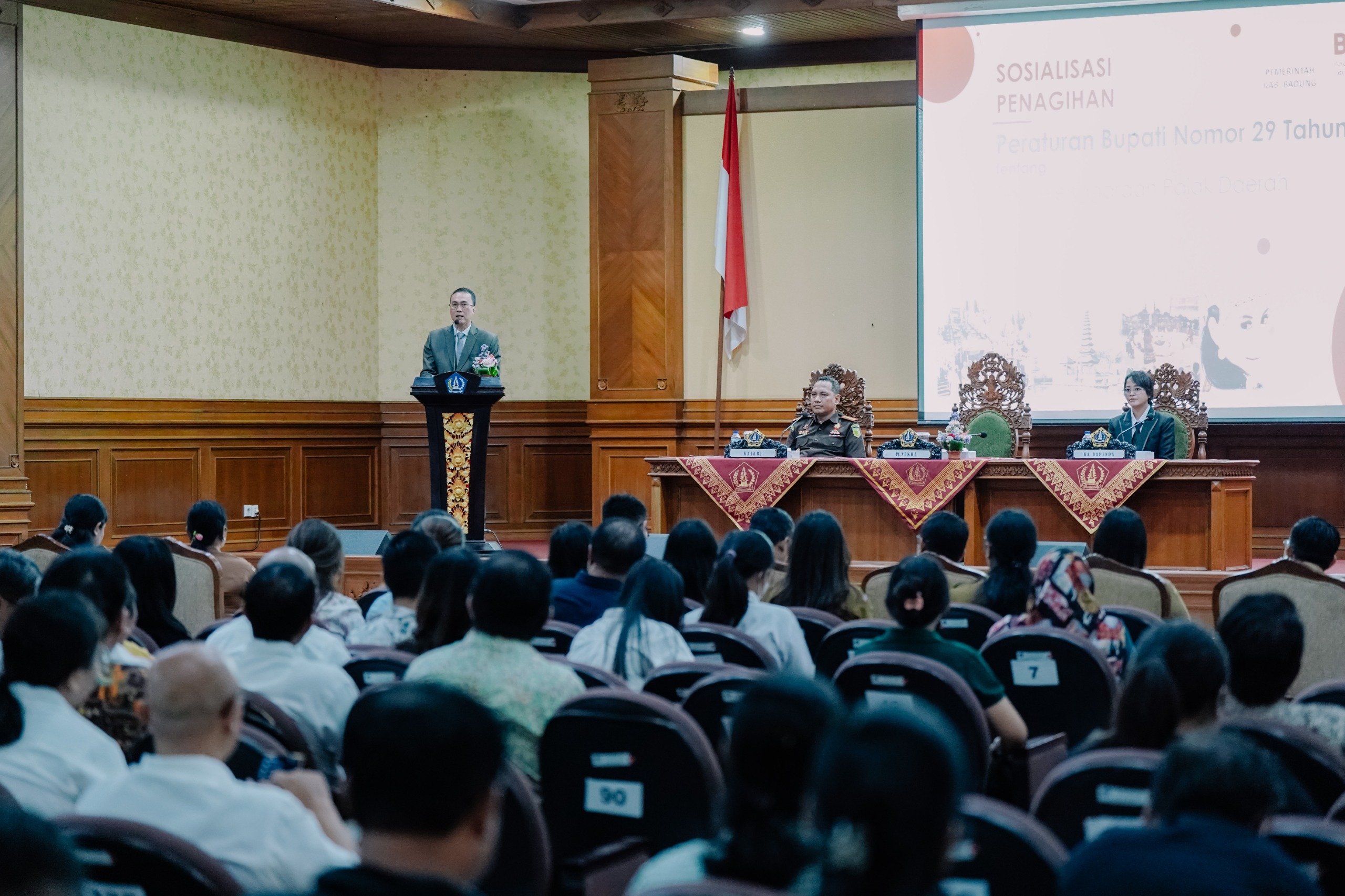 Ratusan Wajib Pajak Hadiri Sosialisasi Optimalisasi Pajak Daerah di Pemkab Badung