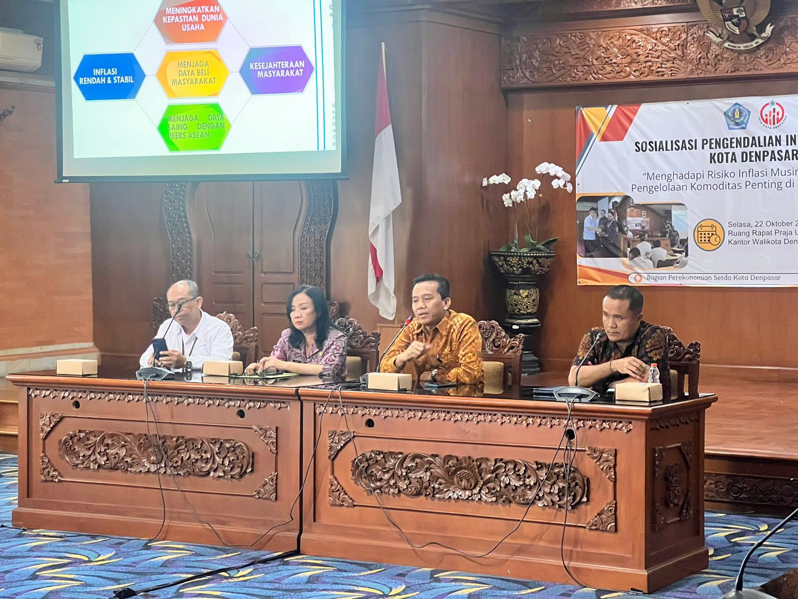 Pemkot Denpasar Adakan Sosialisasi Pengendalian Inflasi