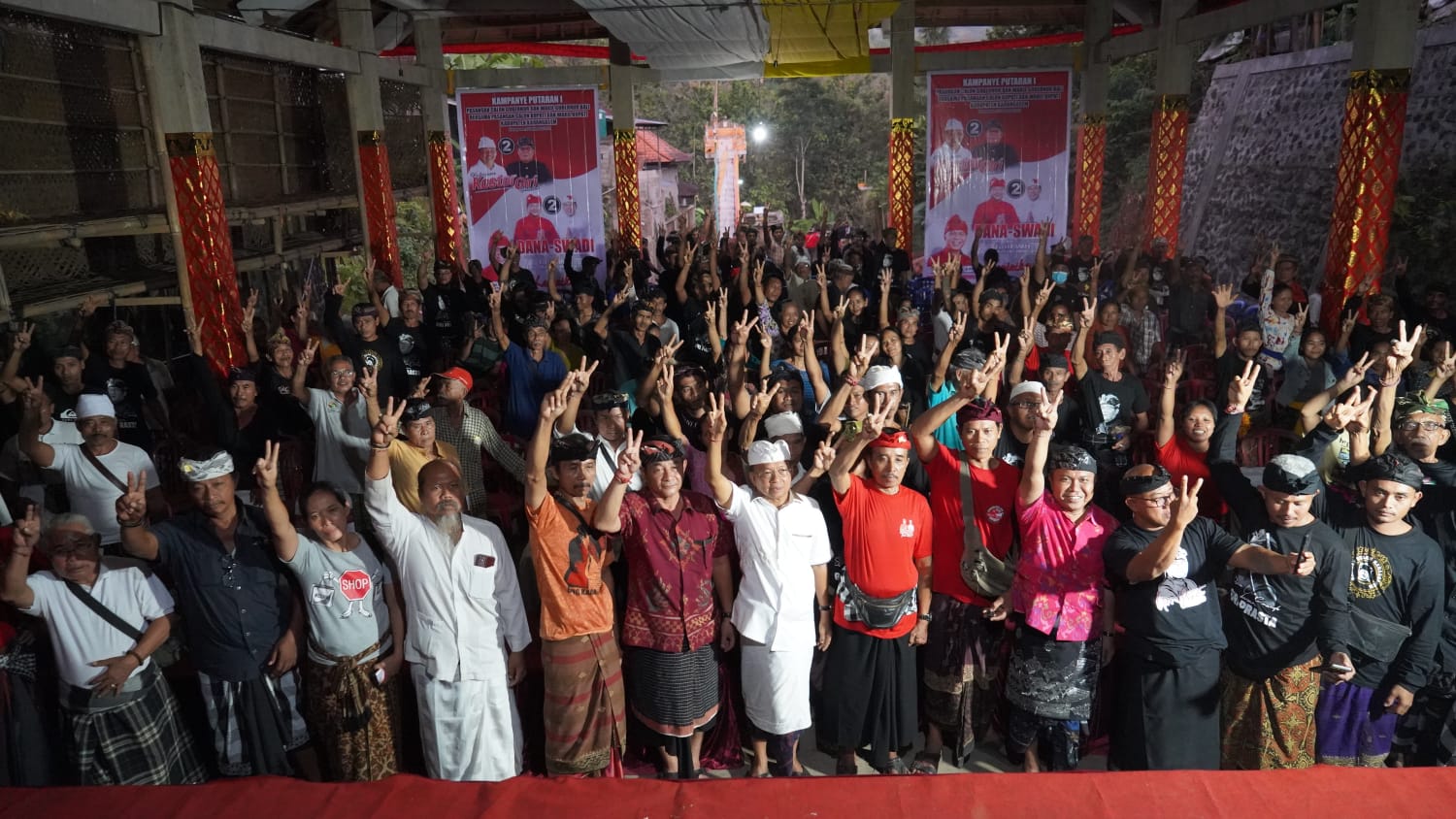 Terbukti dan Pro Rakyat, Ratusan Warga Gegelang Dukung Koster-Giri