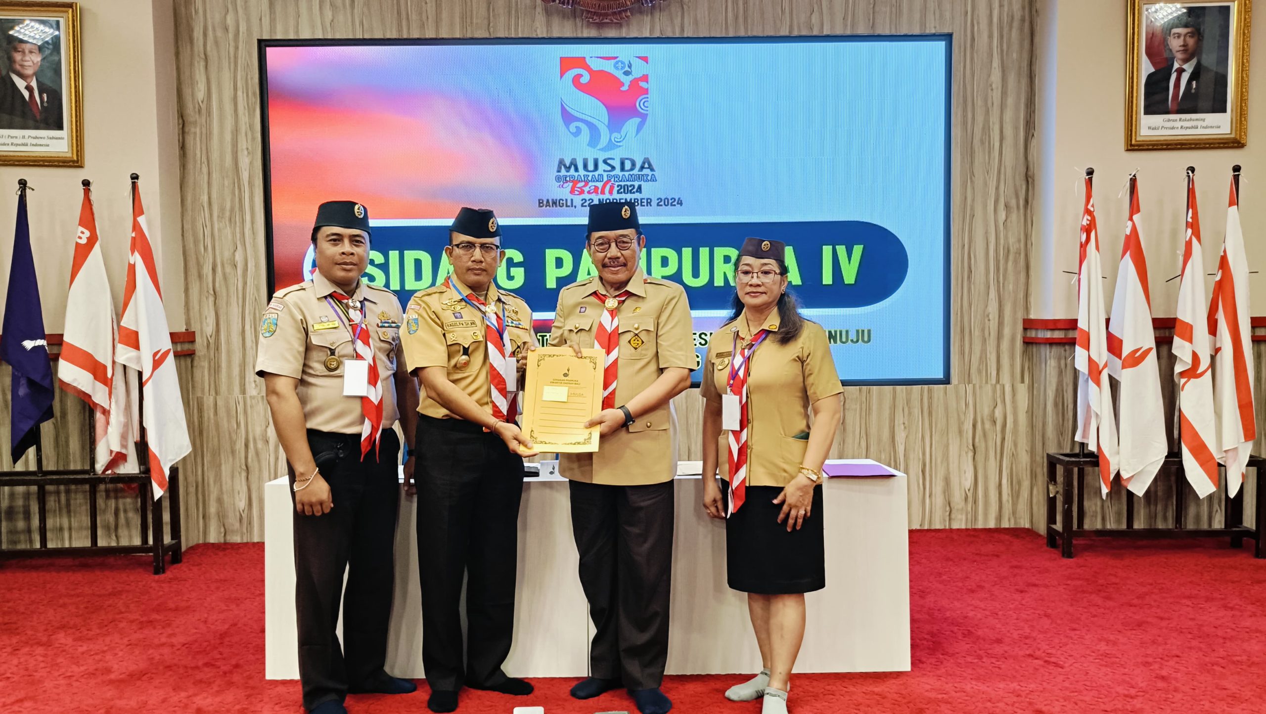 Cok Ace Nakhodai Kwarda Gerakan Pramuka Bali Periode 2024-2029