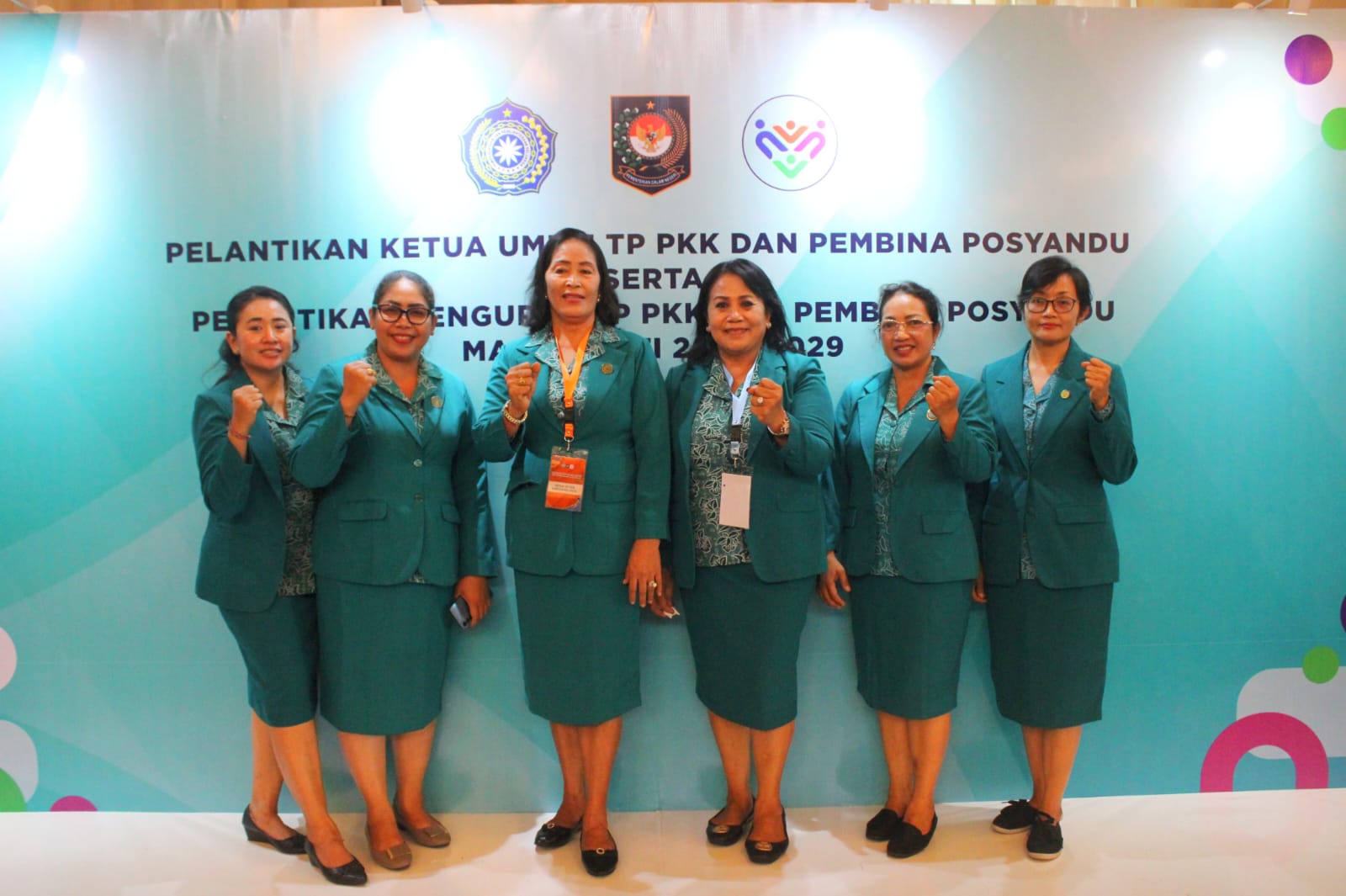 Pjs. Ketua TP PKK Kota Denpasar Hadiri Pelantikan Pengurus dan Rakornas TP PKK Pusat di Jakarta