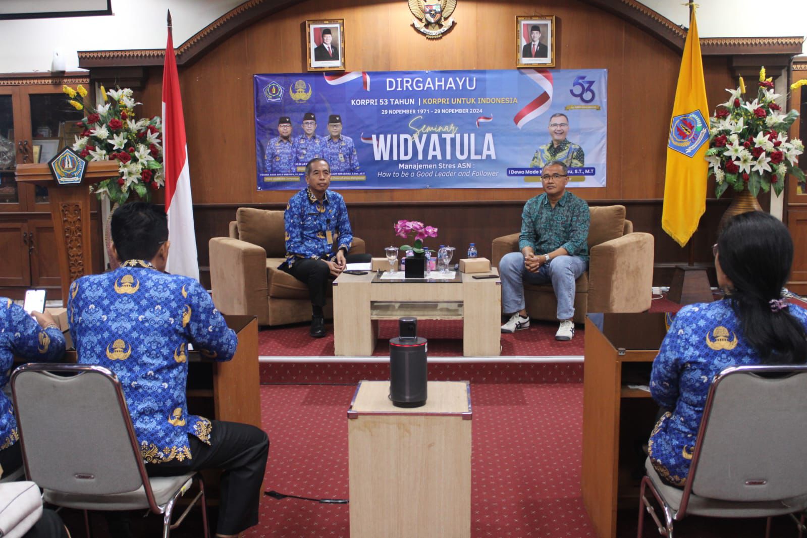 BKPSDM Kota Denpasar Gelar Seminar Manajemen Stres dan Kuatkan Peran Pemimpin