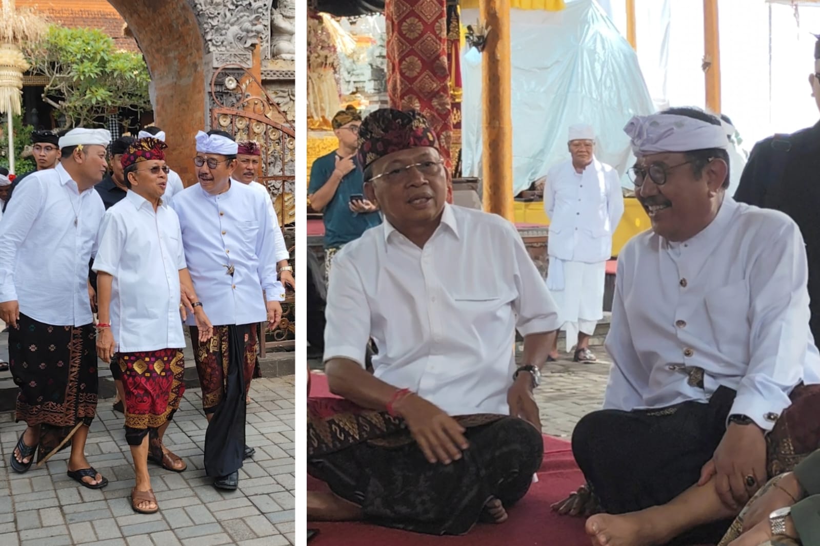 Momen Makan Siang dan Diskusi Bersama Koster-Giri di Puri Agung Ubud, Kemesraan Cok Ace – Koster Disorot