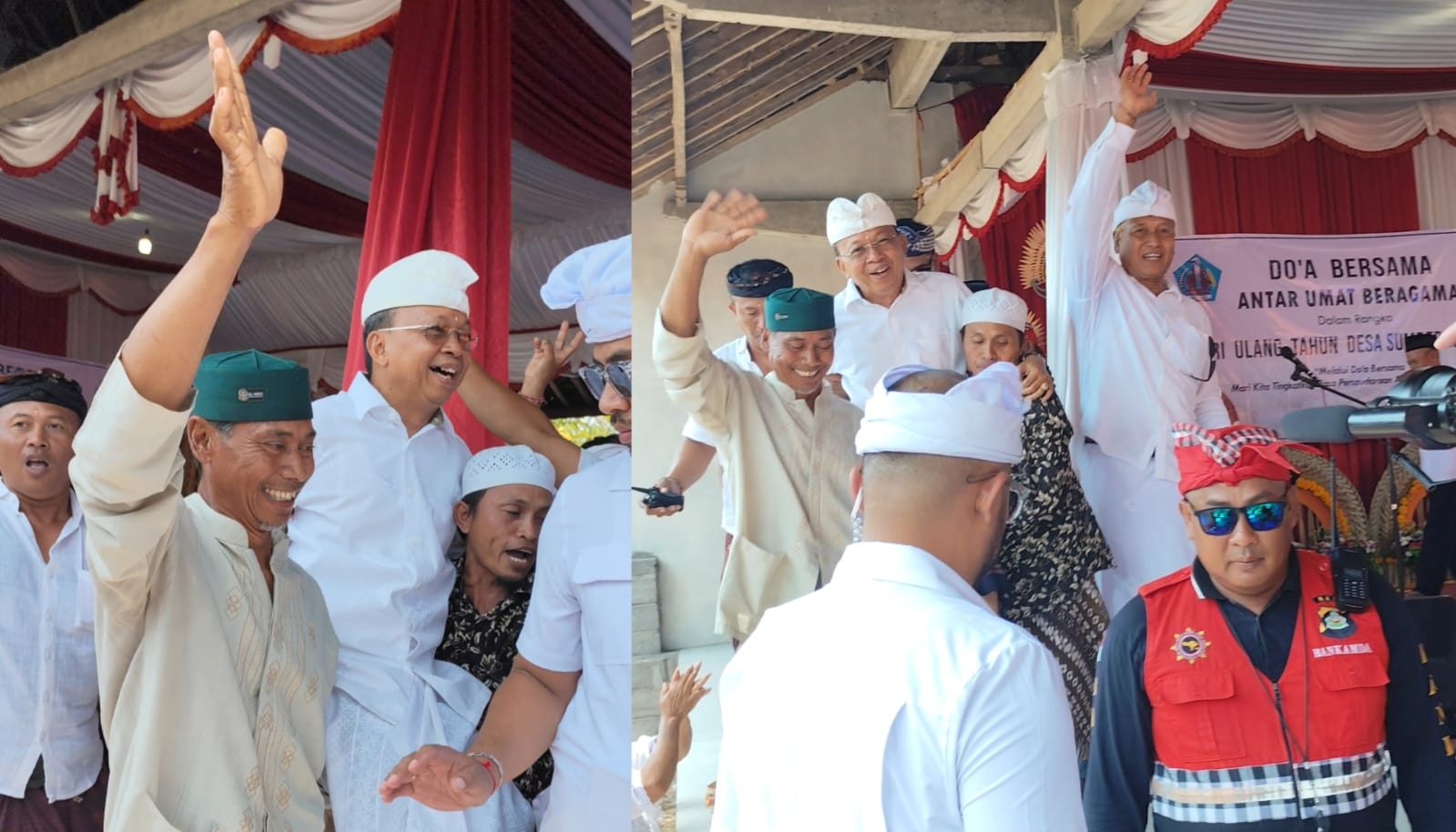 Koster Digendong dan Diarak Umat Hindu dan Muslim Warga Sumberklampok, Seng Koster Seng Coblos