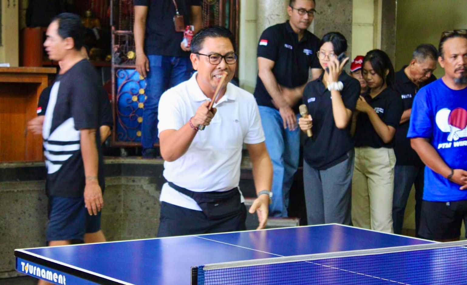 Wawali Arya Wibawa Harap Turnamen Tenis Meja Bendesa Cup II Jaring Bibit Atlet Muda
