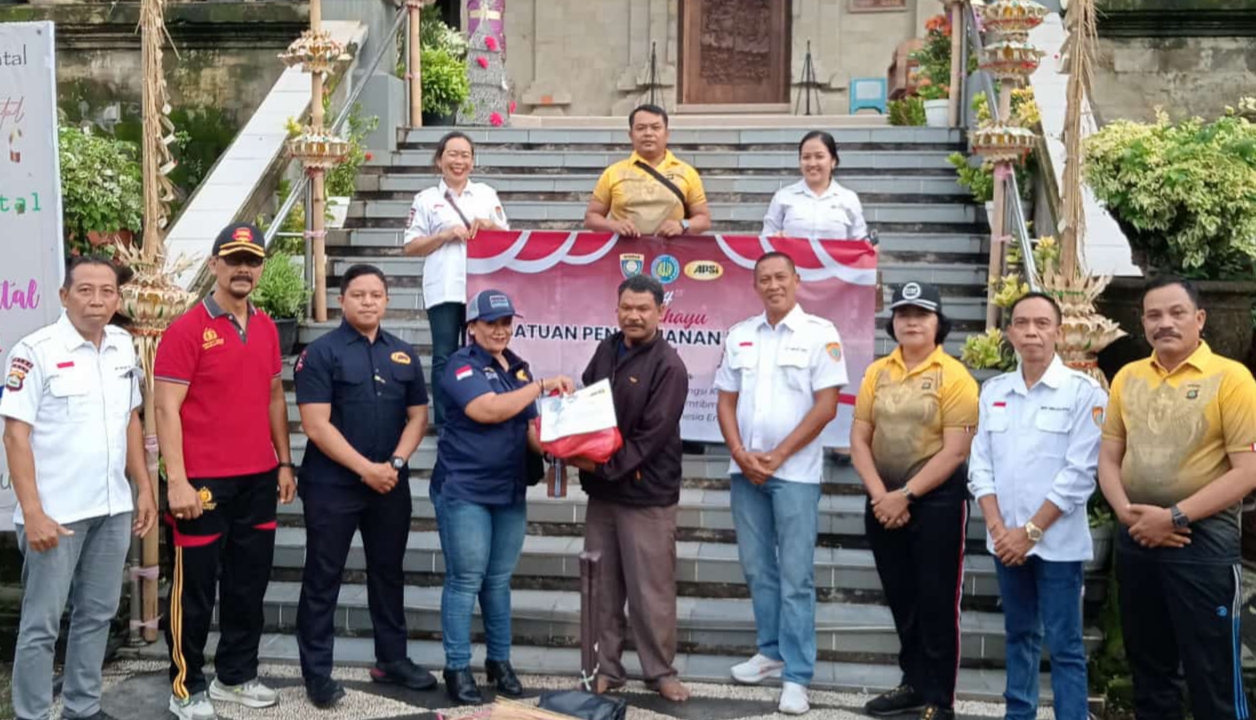 Serangkaian HUT Ke-44 Satpam, BPD ABUJAPI Awali Bakti Sosial di Puja Mandala