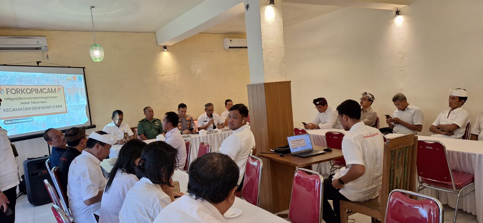 Kecamatan Denpasar Utara Gelar Rakor Mitigasi Bencana dan Pengamanan Nataru