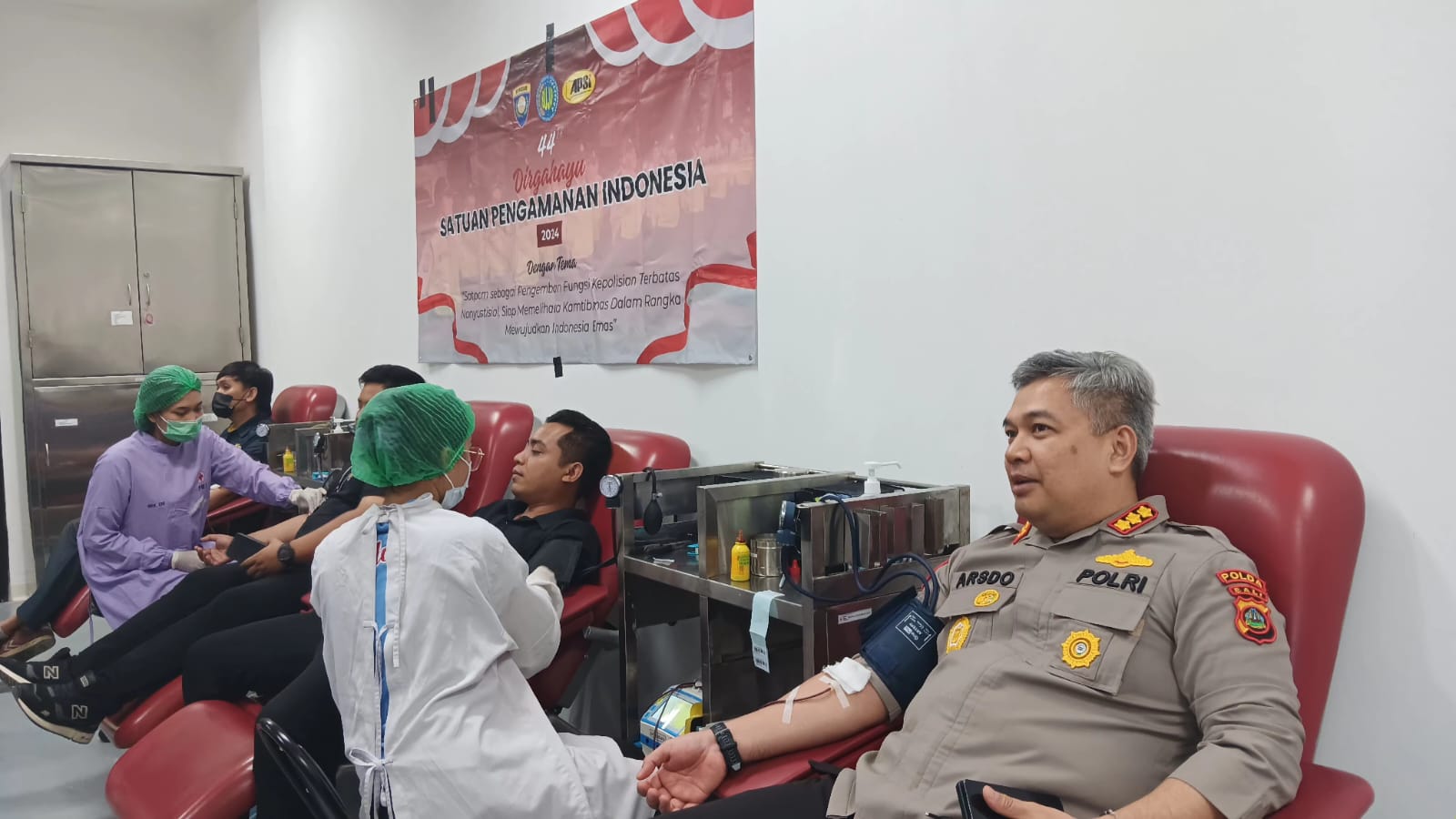 Meriahkan HUT ke-44 Satpam, BPD ABUJAPI Gelar Donor Darah