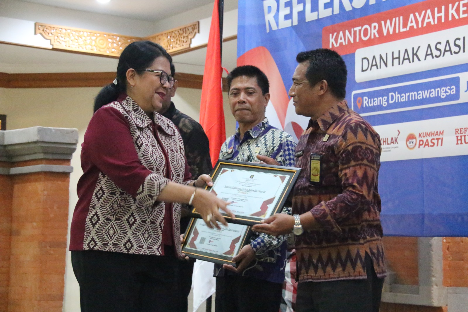Evaluasi dan Apresiasi, Kanwil Kemekumham Gelar Refleksi Akhir Tahun 2024