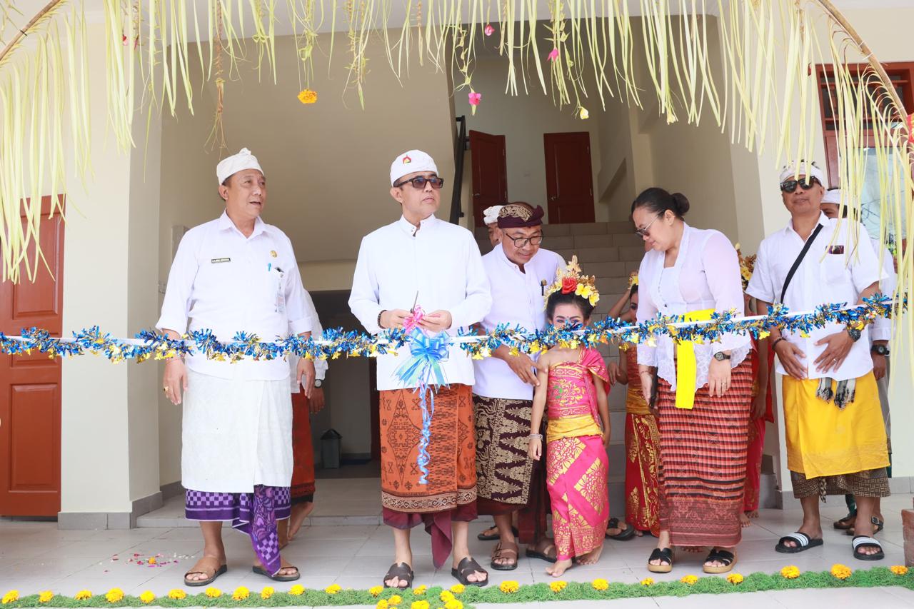 Cipaka Pendidikan Nyaman, Walikota Jaya Negara Resmikan Gedung SDN 1 Sanur