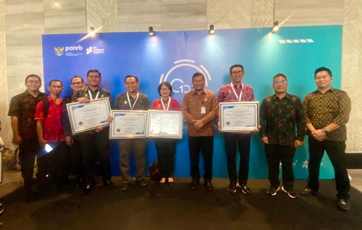 Kota Denpasar Raih Penghargaan Zona Integritas WBK 2024